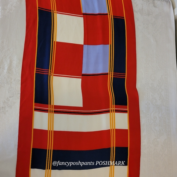 HATTIE CARNEGIE luxury silk vintage scarf wrap ultimate vintage New York lux - Picture 6 of 17